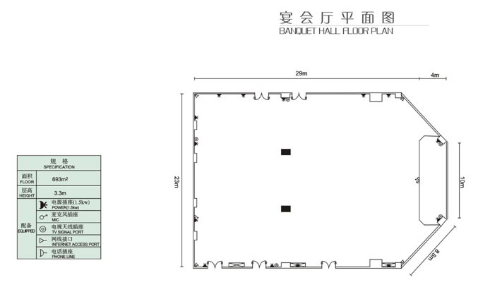 宴会厅平面图